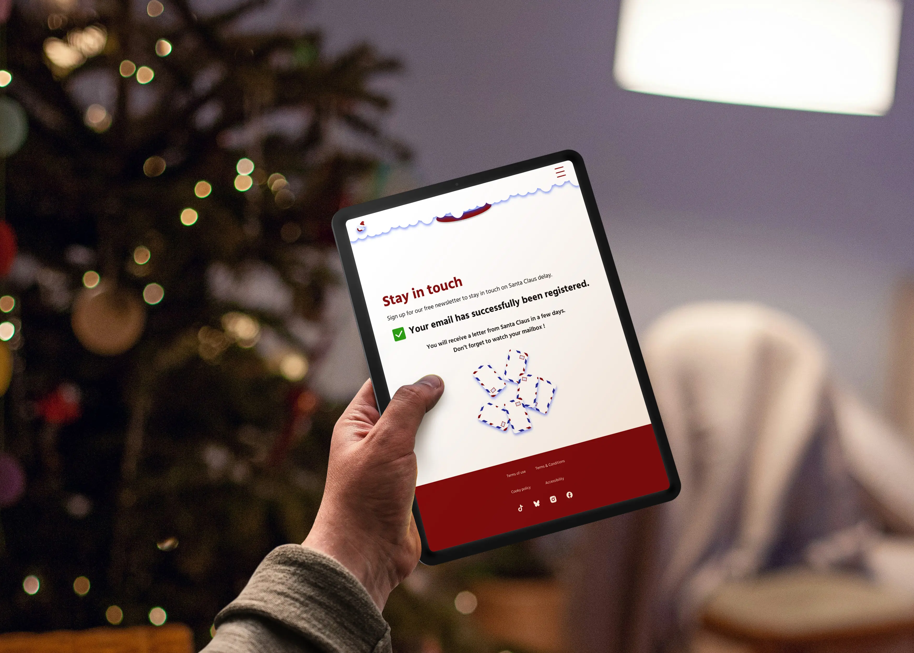 Visuel d'un prototype d'un site web sur mobile pour la lecture du journal